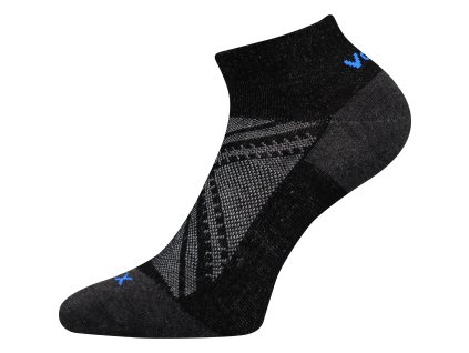 VOXX Ponožky krátké slabé REX 15 bavlněné BÍLÉ (3 páry) (Velikost 35-38 (23-25), Barva černá)