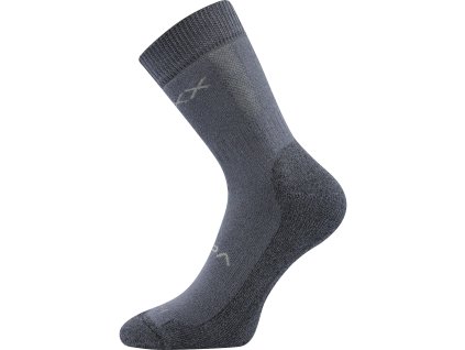 VOXX Ponožky silné bambusové BARDEE černé (Velikost 35-38 (23-25), Barva tmavě šedá)