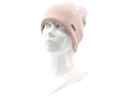 VOXX Čepice dámská pletená CARINA s lurexem ČERNÁ (Velikost uni, Barva černá)