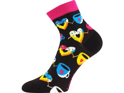 Ponožky vtipné DORWIN s obrázky GAME (3 páry) (Velikost 35-38 (23-25), Barva myšky)