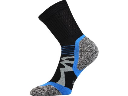 VOXX Ponožky sportovní funkční SIMPLEX bílé (Velikost 35-38 (23-25), Barva černá)