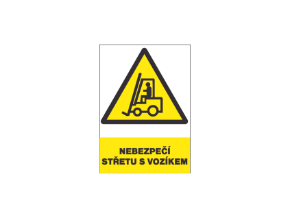 13032 T.Nebezp.střetu s vozíkem (Velikost UNI)