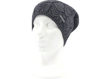 VOXX Čepice dámská pletená NAVARA bavlněná REŽNÁ (Velikost uni, Barva režná)