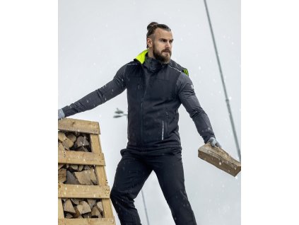 Zimní softshellová vesta ARDON®VISION černo-žlutá (Velikost S)