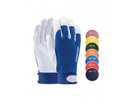 Kombinované rukavice ARDON®HOBBY 06/XS - s prodejní etiketou - růžová