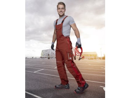 Kalhoty s laclem ARDON®URBAN  prodloužené červená - DOPRODEJ (Velikost L)