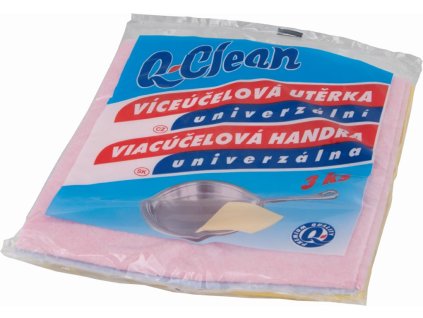 Víceúčelová utěrka Qclean /bal. 3ks/ (Velikost UNI)