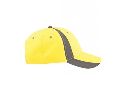 Baseballová čepice ARDON®TWINKLE s reflex. pruhy žlutá