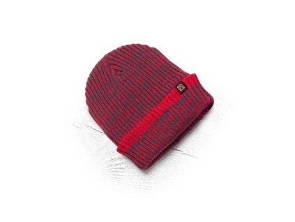 Zimní čepice pletená fleece ARDON®VISION Neo červená (Velikost UNI)