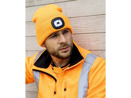 Čepice ARDON®BOAST s LED svítilnou oranžová (Velikost UNI)