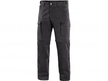 Kalhoty CXS VENATOR, pánské s odepínacími nohavicemi, černé