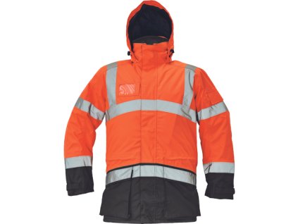 LIGHTFLASH HV zateplená bunda do deště (Velikost XXL, Barva žlutá/navy)