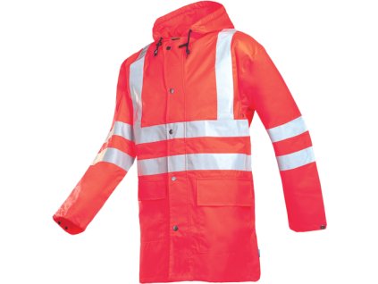 MONORAY HV bunda do deště (Velikost XXL, Barva HV červená)