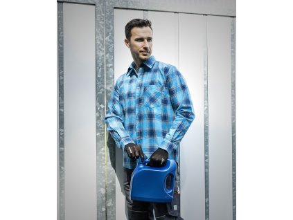 Flanelová košile ARDON®URBAN+ modrá (Velikost M)