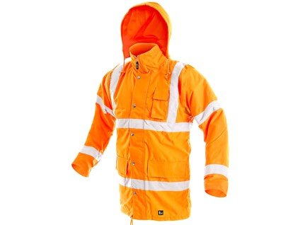 Pánská reflexní bunda CAMBRIDGE, oranžová (Velikost 2XL)