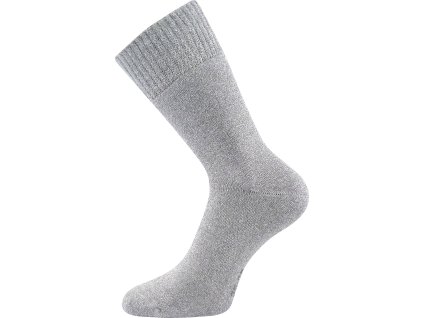 VOXX Ponožky silné WOLIS melírované SVĚTLE ŠEDÉ (Velikost 35-38 (23-25), Barva tmavě šedá melé)