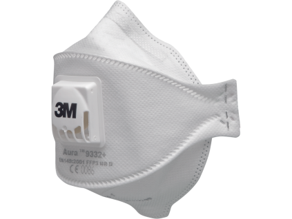 3M 9332+ Resp.FFP3 vent. Aura (Velikost UNI)