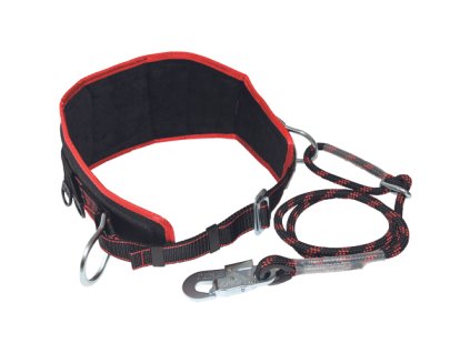 Polohovací pás s lanem 1,5m (Velikost UNI)