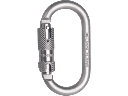 KARABINA OCEL ovál twist lock pojistka (Velikost UNI)