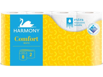 Toaletní papír HARMONY COMFORT 2-vrstvý (8 x 20,5 m) (Velikost UNI)