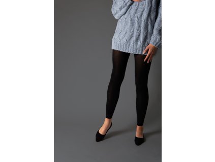 Punčochové legíny MICRO leggins 50 DEN NERO (černé) (Velikost S, Barva nero)