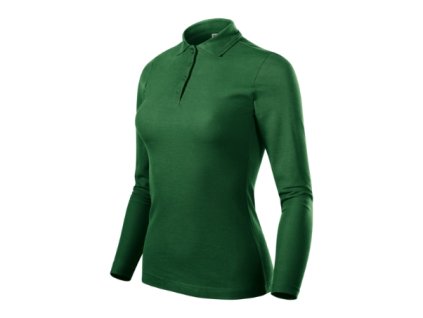 Pique Polo LS polokošile dámská (Velikost XS, Barva bílá)