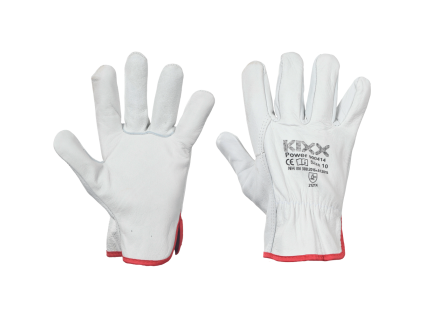 POWER KIXX celokož. rukavice (Velikost 8)