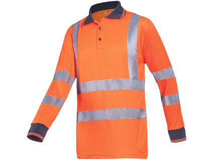 OLGIATA HV polo tričko dl.r. (Velikost XXL, Barva HV žlutá)