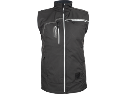 TAURUS softshell vesta (Velikost 2XS, Barva černá)