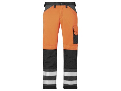 Kalhoty reflexní, třída 2 oranžové Snickers Workwear
