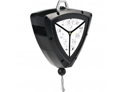 AN518 ZACHYCOVAČ PÁDU BŘEMEN SLANKEM 250KG - 15M (Velikost 15 M, Barva černá)