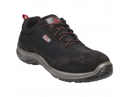 ASTI S1P SRC NÍZKÁ OBUV, SEMIŠOVÁ ŠTÍPENKOVÁ KŮŽE / SÍŤOVINA - S1P SRC (Velikost 36, Barva béžová)