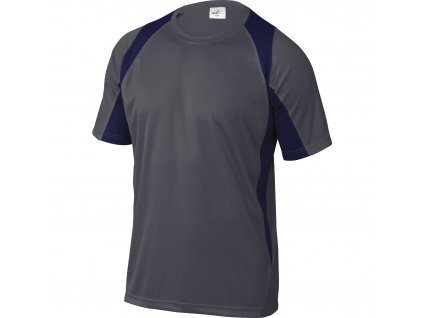 BALI TRIKO, 100% POLYESTER (Velikost XXL, Barva šedá-námořnická modrá)