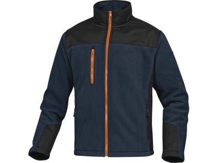 BRIGHTON2 BUNDA, POLYESTEROVÝ POLAR FLEECE (Velikost XXL, Barva námořnická modrá-černá)
