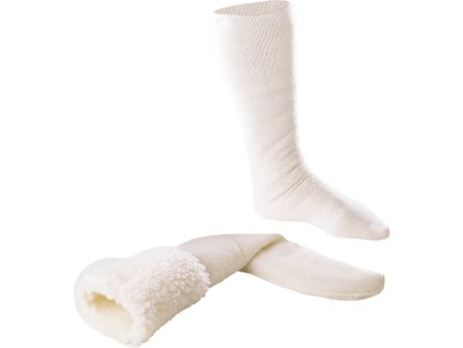 CHAUSSETT PONOŽKY DO VYSOKÝCH BOT (Velikost UNIVERZÁLNA, Barva béžová)