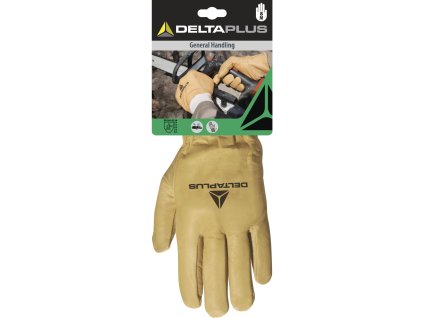 DPCBHV2 KOŽENÉ RUKAVICE ZHOVĚZÍ LÍCOVÉ USNĚ, VODĚODOLNÁ ÚPRAVA (Velikost 8, Barva béžová)