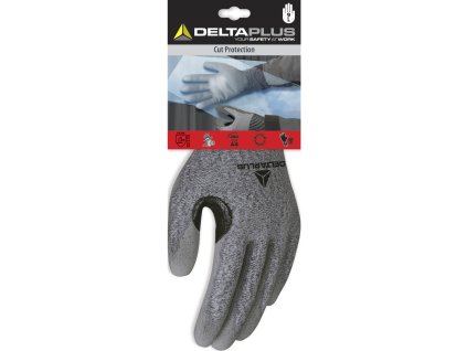 DPVECUTD09 BLISTER: PLETENÉ RUKAVICE SOFTNOCUT - DLAŇ POVRSTVENÁ PU - ZESÍLENÍ NA PALCI