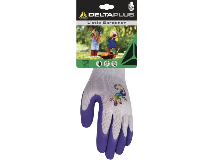 DPVV733E RUKAVICE PRO DĚTI ÚPLETOVÉ POLYESTEROVÉ -NA DLANÍCH PĚNOVÝ LATEXOVÝ POVLAK