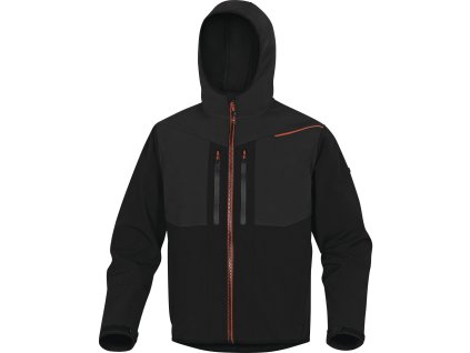 HORTEN2 BUNDA, „SOFTSHELL“ POLYESTER / ELASTAN, TŘÍVRSTVÝ MATERIÁL (Velikost XXL, Barva šedá-oranžová)