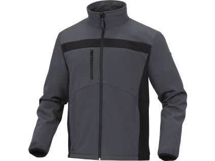 LULEA2 BUNDA, SOFTSHELL POLYESTER/ELASTAN (Velikost XXL, Barva bílá-šedá)