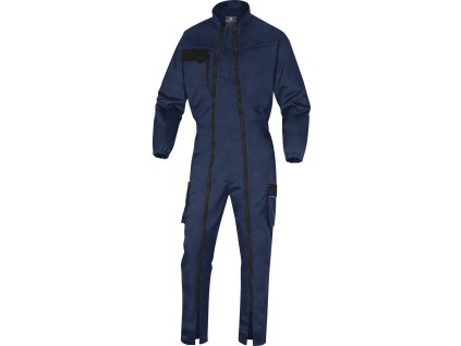 M2CZ3 PRACOVNÍ KOMBINÉZA MACH2, POLYESTER/BAVLNA - DVOJITÝ ZIP (Velikost XXL, Barva světle modrá-tmavě modrá)