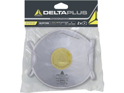 M2FP2VW SADA 2POLOMASEK FFP2VW PROTI ORGANICKÝM VÝPARŮM SVENTILEM (Velikost -, Barva bílá)