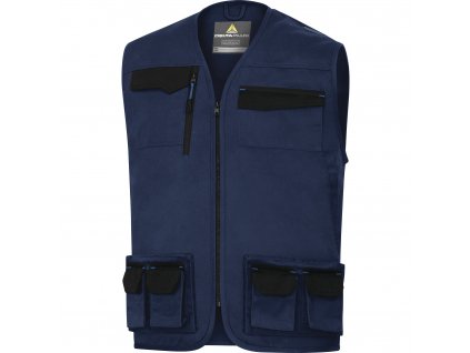 M2GI3 PRACOVNÍ VESTA MACH2, POLYESTER/BAVLNA (Velikost XXL, Barva světle modrá-tmavě modrá)
