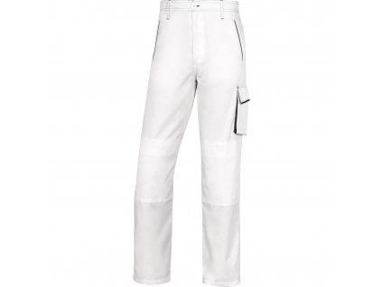 M6PAN PRACOVNÍ KALHOTY PANOSTYLE, POLYESTER/BAVLNA (Velikost XXL, Barva bílá-šedá)
