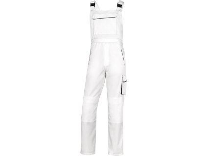 M6SAL MONTÉRKOVÉ LACLOVÉ KALHOTY PANOSTYLE, POLYESTER/BAVLNA (Velikost XXL, Barva bílá-šedá)