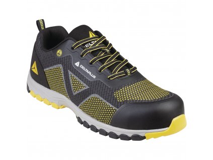 MEMPHIS S1P ESD NÍZKÁ OBUV, POLYESTER - S1P ESD HRO SRC (Velikost 39, Barva černá-žlutá)