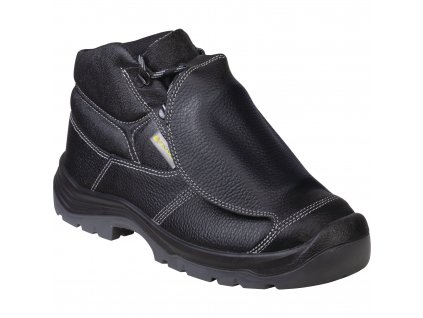 MIWA S3 SRC VYSOKÁ OBUV S CHLOPNÍ NA NÁRTOVÉ ČÁSTI, BUVOLÍ PIGMENTOVANÁ KŮŽE