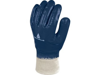 NI155 RUKAVICE NITRILOVÉ, POVLAK NA CELÉ RUKAVICI, ÚPLET NA ZÁPĚSTÍ