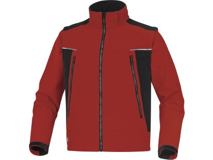 ORSA BUNDA, „SOFTSHELL“ POLYESTER / ELASTAN, TŘÍVRSTVÝ MATERIÁL (Velikost XXL, Barva námořnická modrá-oranžová)