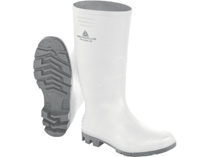 PHYSIOHC OB SRA PRACOVNÍ BOTY ZPVC - OB SRA (Velikost 35, Barva bílá-šedá)
